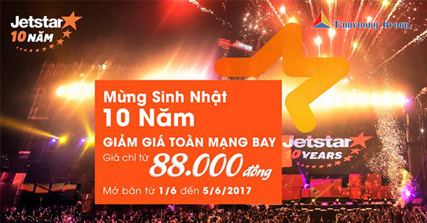 Đặt vé cùng Jetstar