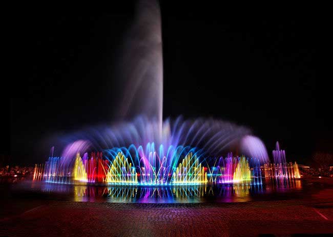 Dadaepo Sinset Fountain of Dream - Busan, Hàn Quốc