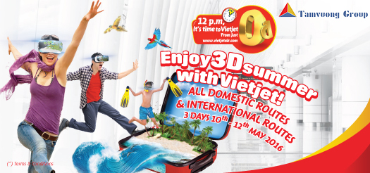 Tưng bừng khuyến mại cùng Vietjet